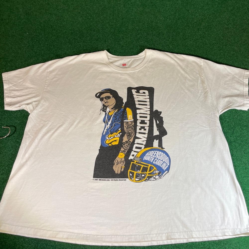 2007 HBCU NCAT lil Wayne Homecoming t shirt size 3xl